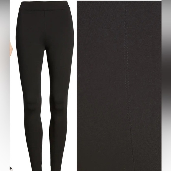 Women’s Black Vince Stretch Leggings Size Medium - Picture 3 of 11